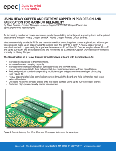 UsinHeavy Copper and EXTREME Copper in PCB Design and