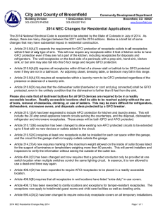 2014 NEC Changes for Residential Applications