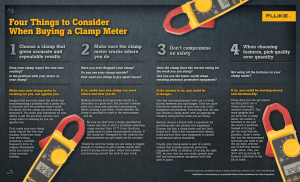 Four Things to Consider When Buying a Clamp Meter