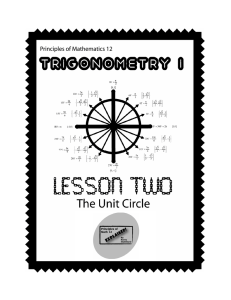 PM12 - Trigonometry Lesson 2