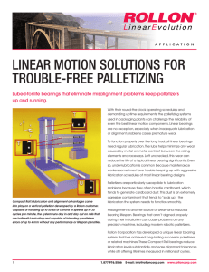 LINEAR MOTION SOLUTIONS FOR TROUBLE