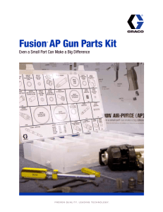 349682EN-A Fusion AP Gun Parts Kit