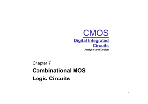 Combinational MOS Logic Circuits
