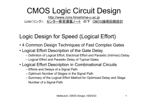 CMOS Logic Circuit Design