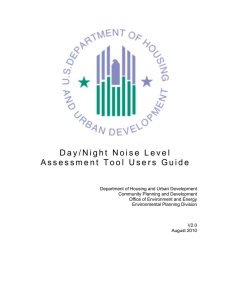 Day/Night Noise Level Assessment Tool User Guide