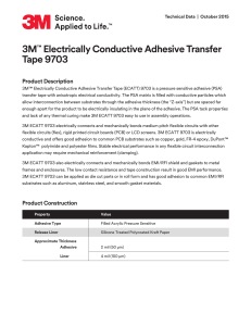 3M™ Electrically Conductive Adhesive Transfer Tape 9703