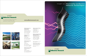 Electrically Conductive Brochure