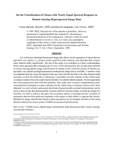 On the Classification of Classes with Nearly Equal Spectral