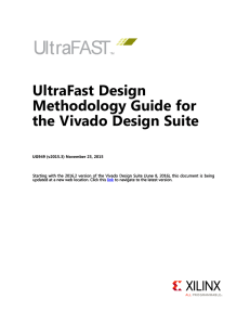 UltraFast Design Methodology Guide for the Vivado Design Suite