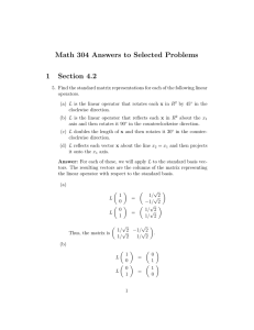 Math 304 Answers to Selected Problems 1 Section 4.2
