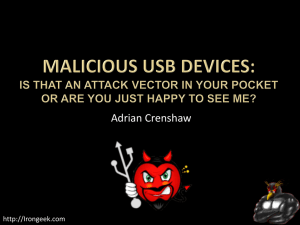 Malicious USB Devices