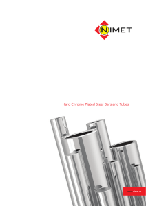 Hard Chrome Plated Steel Bars and Tubes