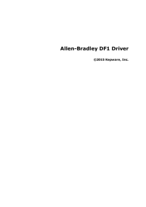 Allen-Bradley DF1 Driver Help