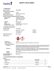 SDS-Carbon Steel