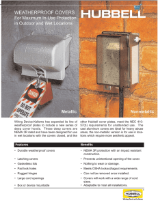 weatherproof covers - Hubbell Wiring Device