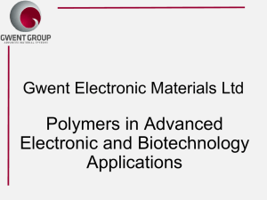 Polymers in Advanced Electronic and Biotechnology Electronic and