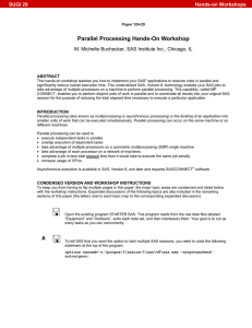 124-29: Parallel Processing Hands-on Workshop