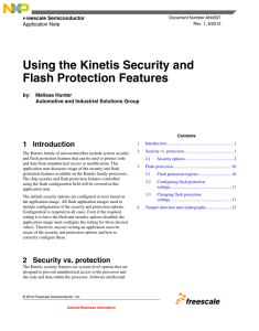Using Kinetis Security and Flash Protection Features