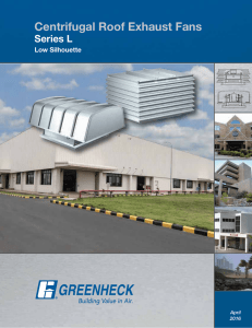 Centrifugal Roof Exhaust Fans