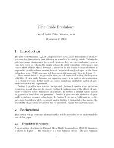 Gate Oxide Breakdown