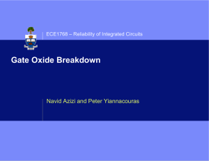 Gate Oxide Breakdown Presentation