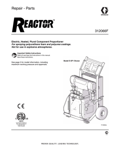 Reactor E-20 and E-30 Manual 312066F