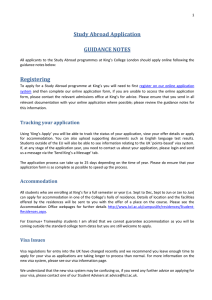 guidance notes - King`s College London