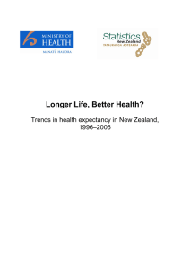 Longer Life, Better Health?