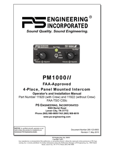 PM1000II - PS Engineering