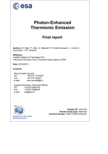 Photon-Enhanced Thermionic Emission