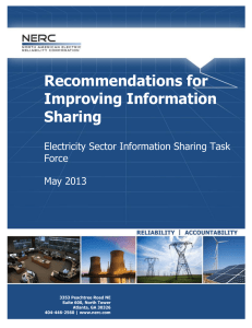 Recommendations for Improving Information Sharing