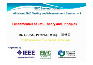 Fundamentals of EMC Theory and Principles