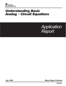 Understanding Basic Analog