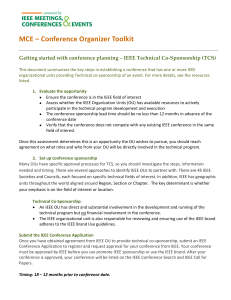 MCE – Conference Organizer Toolkit