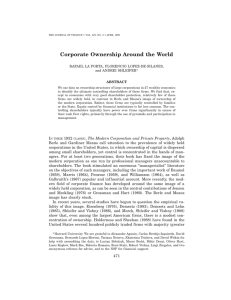 Corporate Ownership Around the World