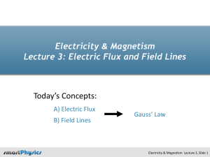 Electric Flux and Field Lines