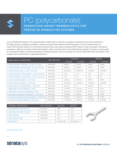 PC (polycarbonate) - Cimetrix Solutions Inc.