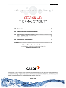 A13: Thermal Stability