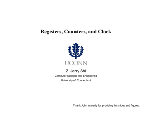 Registers, Counters, and Clock