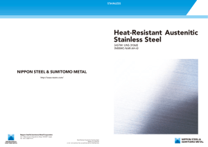 Heat-Resistant Austenitic Stainless Steel