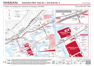 Yokohama Plant Area No. 1 and Area No. 2 Access