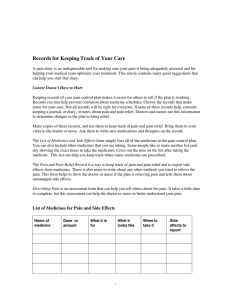 Records for Keeping Track of Your Care