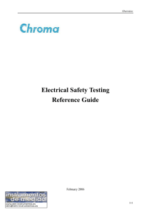 Electrical Safety Testing Reference Guide