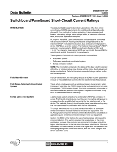 Switchboard/Panelboard Short-Circuit Current