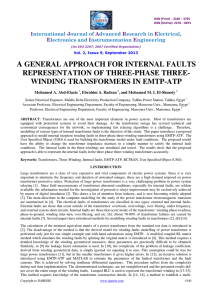 a general approach for internal faults representation of