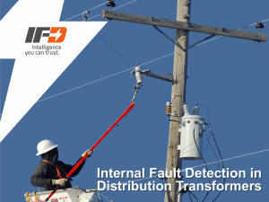 Internal Fault Detection in Distribution Transformers