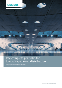 The complete portfolio for low-voltage power distribution