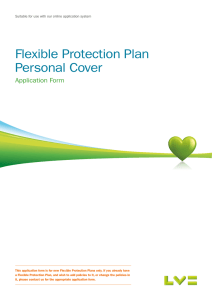 Flexible Protection Plan Personal Cover
