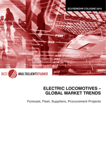 electric locomotives – global market trends