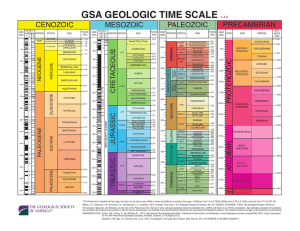 GSA Geologic Time Scale - Geological Society of America